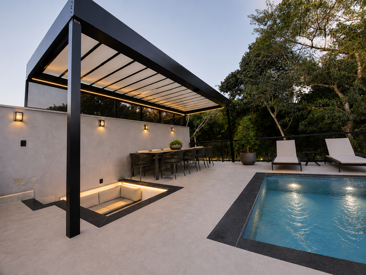 Pergola Boss - Retrátil - Projeto 12